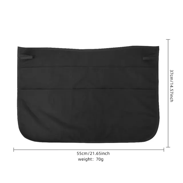 Tablier salon professionnel résistant polyester noir… – vue 2