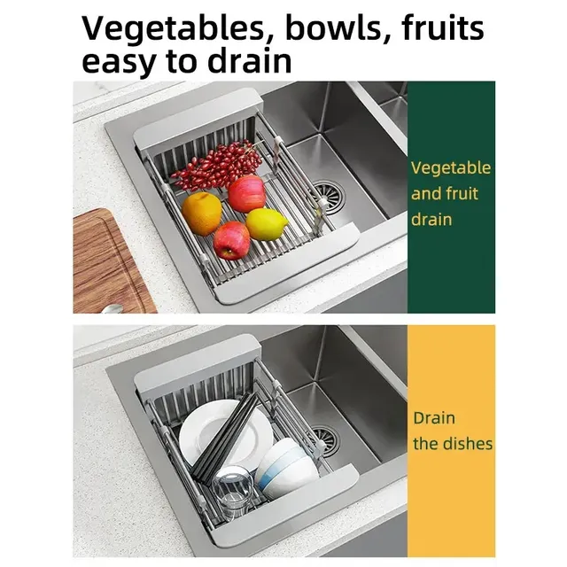 Égouttoir d'évier de cuisine pliant – vue 3