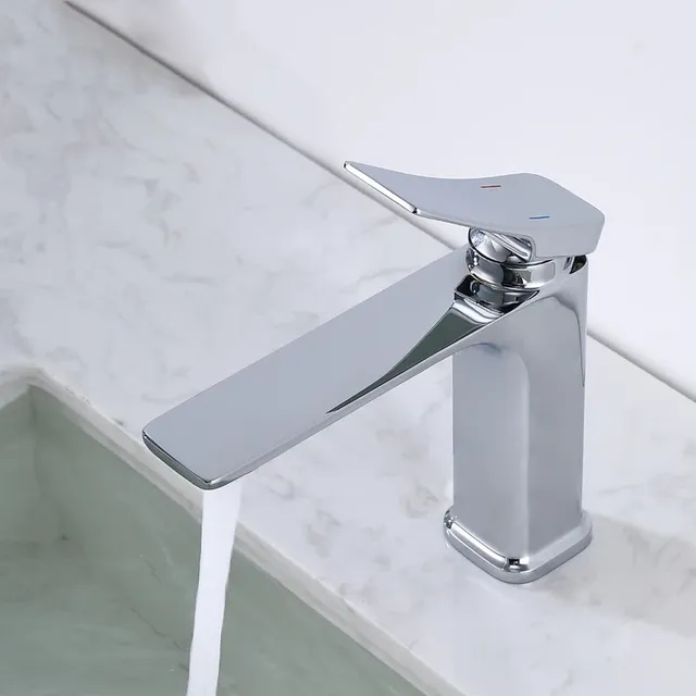 Mitigeur lavabo monocommande laiton brossé mat bec… – vue 4