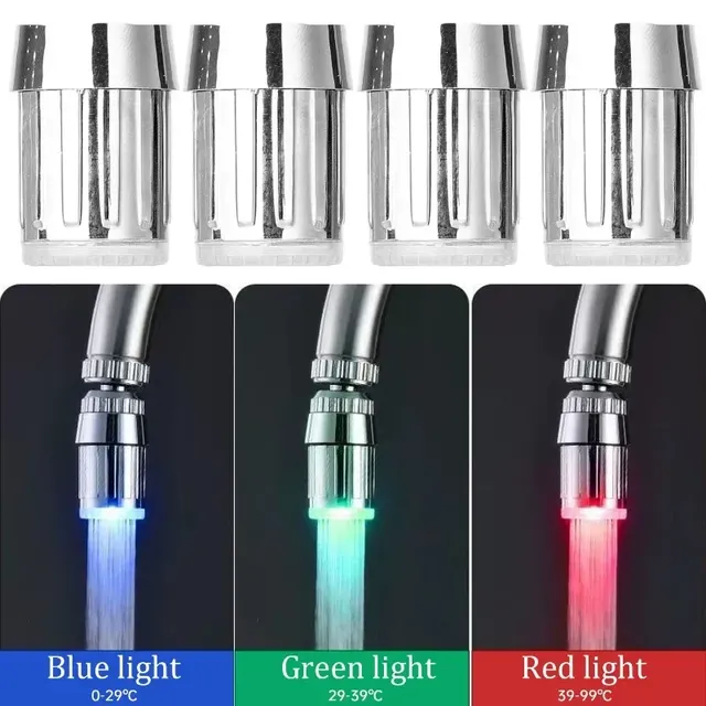 Embout aérateur robinet LED thermosensible multicolore… – vue 6