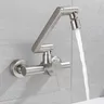 Robinet de lavabo pliable en acier inoxydable – vue 4
