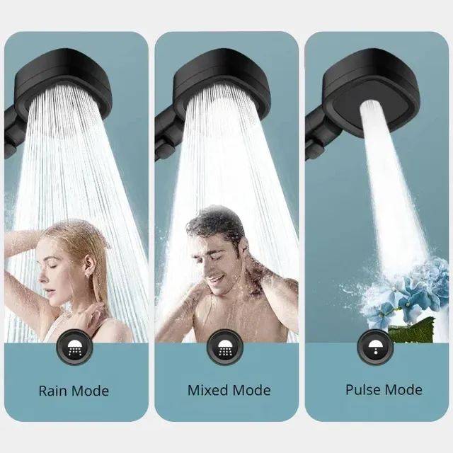 Xiaomi pommeau douche haute pression chromé blanc ABS… – vue 3