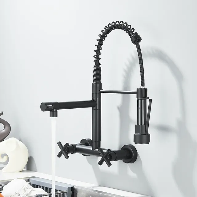 Robinet de cuisine noir – vue 6
