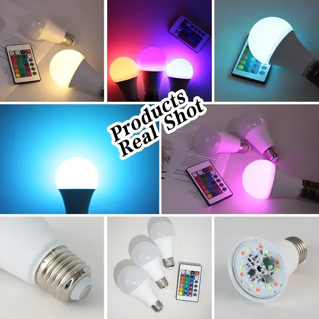 Ampoule LED multicolore RGB – vue 5