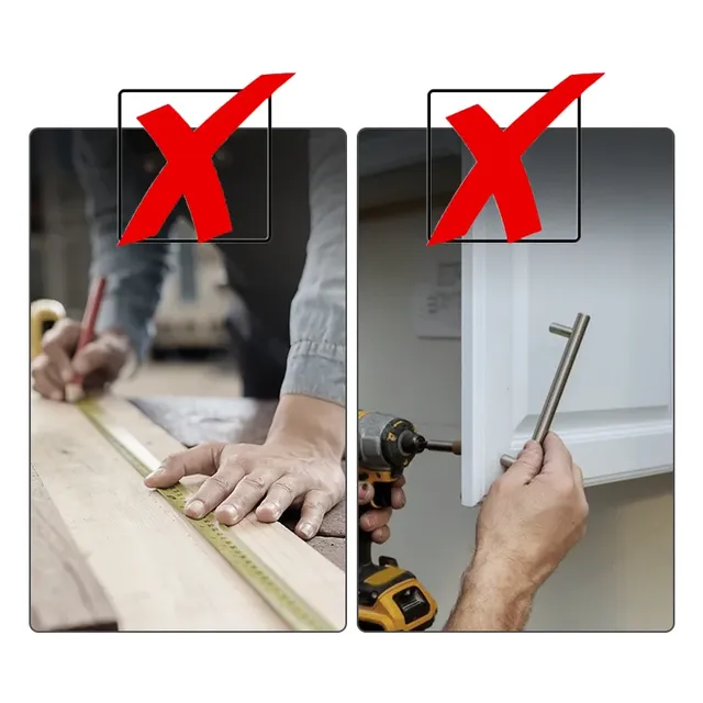Kit de gabarit de poignée d'armoire installation de… – vue 4