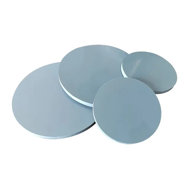 Panneau rond en PVC gris – vue 6