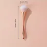 Pinceau de maquillage en éventail doré Rose – vue 6