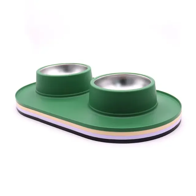 Double bol boire silicone antidérapant antidébordement… – vue 3