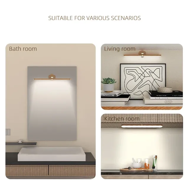 Lampe frontale de miroir à LED – vue 3