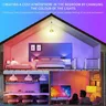 Ampoule LED RVB multicolore rechargeable dimmable… – vue 4