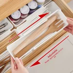 Boîte de rangement de Style tiroir de cuisine, organisateur extensible pour ustensiles, séparateur d&rsquo;armoire de cosmétiques, organisateur de bureau en matériau PP