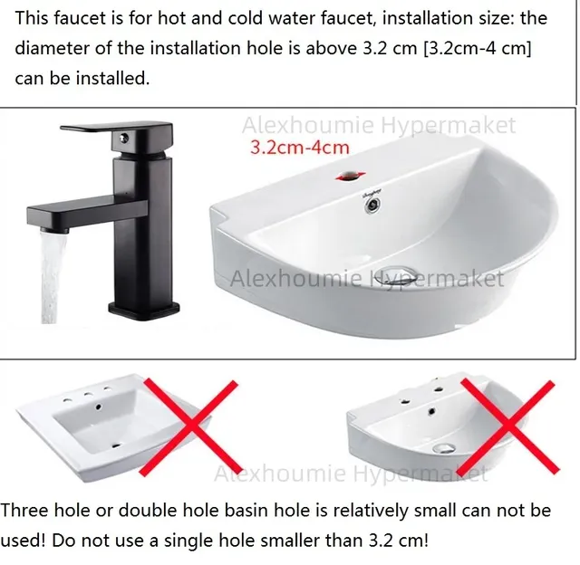 Mitigeur lavabo monocommande chromé design carré… – vue 6