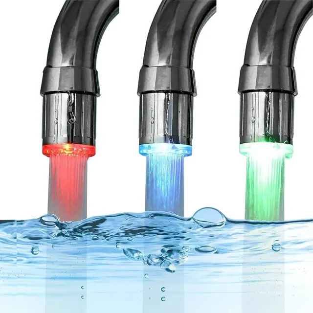 Robinet lumineux LED sensible à la température – vue 2