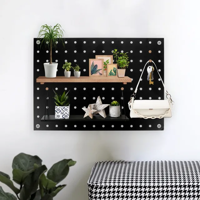 Panneau mural en métal noir – vue 2
