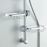 Panier rangement porte eponge savon douche métallique… – vue 3
