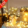 Guirxiété lumineuse boule LED alimentée par batterie USB – vue 5