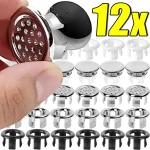 Couvercle de trop-plein rond pour trou d&rsquo;évier, lavabo domestique, anneau de trop-plein creux, bouchon de vidange de bain, couvercles de bouchon, accessoires de cuisine et de salle de bains