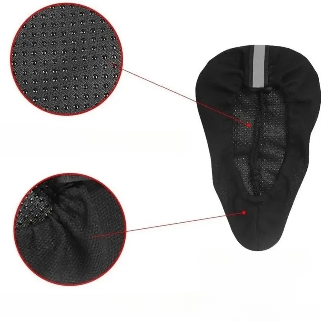 Doux 3D rembourré vélo vélo vtt vélo selle housse de… – vue 5