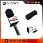 Adaptateur micro d&rsquo;entrevue, adopteur de poche de microphone sans fil, adopteur de poignée de micro, clip de chaussure froide, mini clip, pour DJI MIC 2, pour Boya Link, pour MOMA Lark, pour Sabinetek MIKE