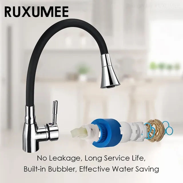 Robinet de cuisine Flexible rotatif à 360 degrés – vue 5