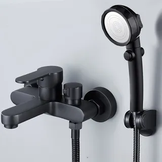 Robinet de baignoire noir