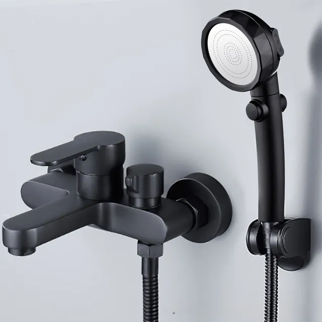 Robinet de baignoire noir