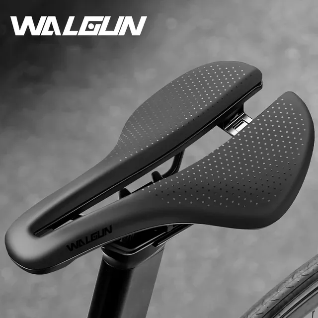Walgun selle de vélo creuse PU imperméable aérodynamique…