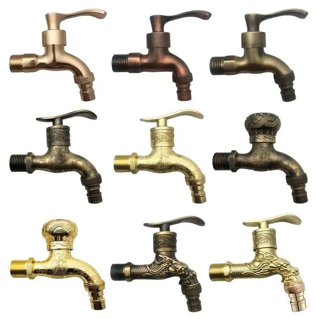 Plan-Robinet d'eau froide de style vintage – vue 2