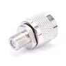 Adaptateur connecteur coaxial fileté mâle femelle broche… – vue 5