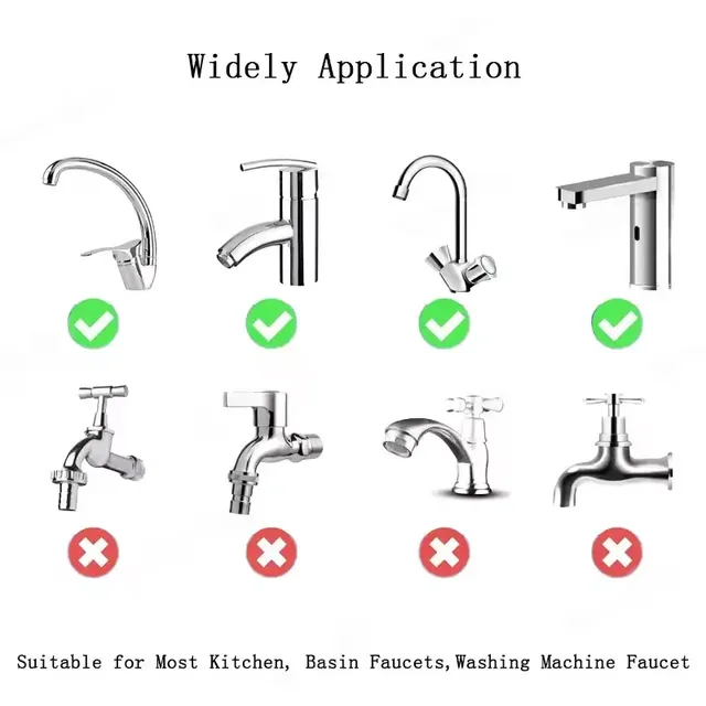 1 pièce 1080 ° Extension de robinet de cuisine pivotante… – vue 6