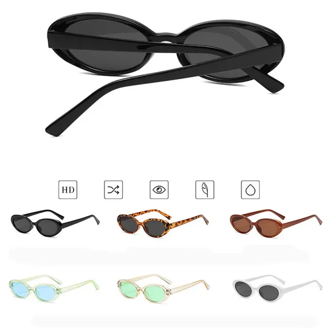 Lunettes transparentes à monture ovale – vue 2