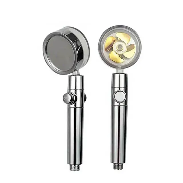Pommeau douche main rotatif 360 double turbo pressurisé… – vue 6