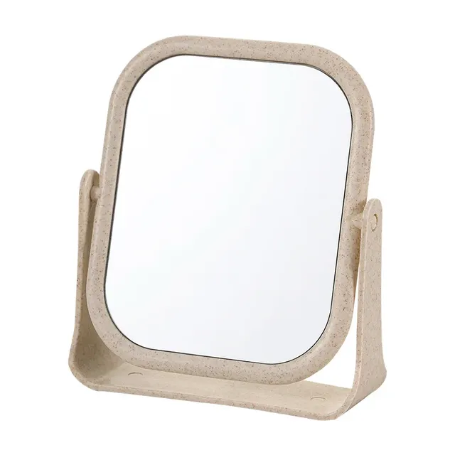 Miroir en plastique de bureau rond personnalisé – vue 5