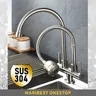 Robinet d'évier double multifonction en acier inoxydable… – vue 5
