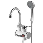 Chauffe-eau électrique instantané sans réservoir, robinet de cuisine, chauffage instantané, chauffe-eau avec LED