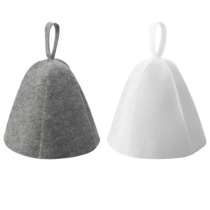 Chapeau de Sauna Anti-chaleur, bonnet de douche en feutre de laine épais, Turban pour cheveux, séchage rapide des serviettes, accessoires de salle de bains Chapeau de Sauna Anti-chaleur, bonnet de douche en feutre de laine épais, Turban pour cheveux, séchage rapide des serviettes, accessoires de salle de bains