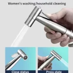 Pistolet de pulvérisation robinet Toilette, compagnon de toilette, ensemble de Fush, pistolet à eau de salle de bains, nettoyeur de corps, buse pressurisée, fournitures de salle de bains