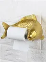 Supportpapier décoratif carpe koi doré brillant résine… – vue 1