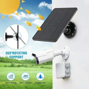 Panneau solaire 4W, chargeur de cellules solaires 5V, panneaux de charge étanches pour randonnée en plein air, pour petit système d’éclairage domestique Panneau solaire 4W, chargeur de cellules solaires 5V, panneaux de charge étanches pour randonnée en plein air, pour petit système d’éclairage domestique