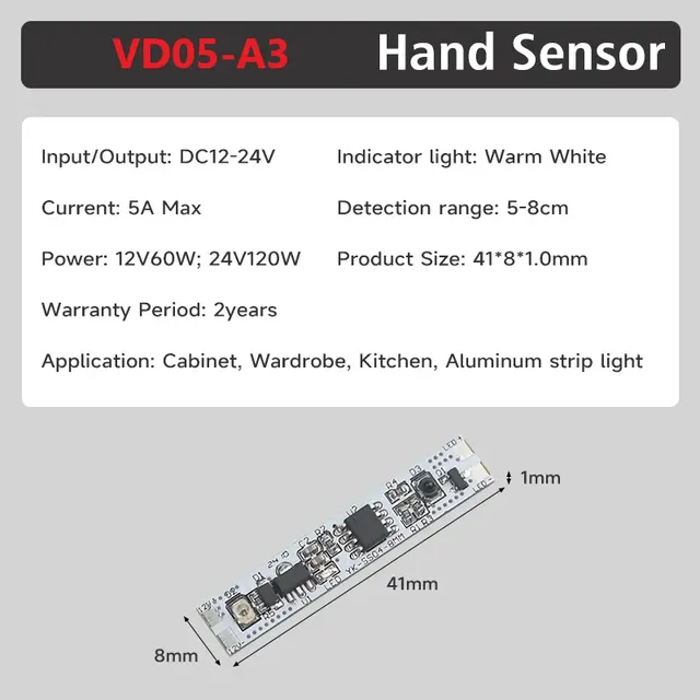 Capteur infrarouge IC pénétrant 12V 24V IR – vue 5