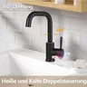 Robinet de cuisine minimaliste moderne en acier inoxydable – vue 4