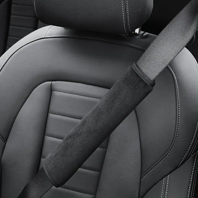 Housses de ceinture de sécurité de voiture en peluche… – vue 3