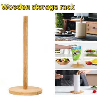 Porte-papier hygiénique en bois pour cuisine