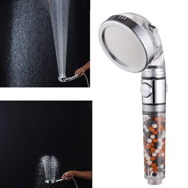 Pommeau de douche à anions LED – vue 4