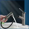 Robinet de lavabo en laiton chaud et froid à double trou – vue 4
