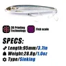 B & U crayon coulant leurre de pêche système de poids… – vue 2