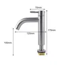 Robinet lavabo monocommande mitigeur acier inoxydable… – vue 7