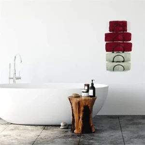 Rangement mural pour serviettes, étagère de rangement multifonctionnelle, installation facile, décor de chambre peu encombrant, fournitures de chambre à coucher, vin T1
