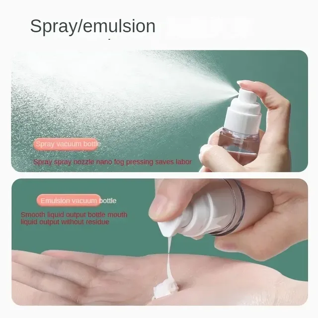 Bouteille à pompe transparente pour crème cosmétique… – vue 3