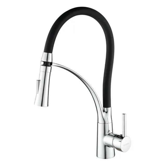 Robinet de cuisine extractible avec buse flexible en… – vue 6